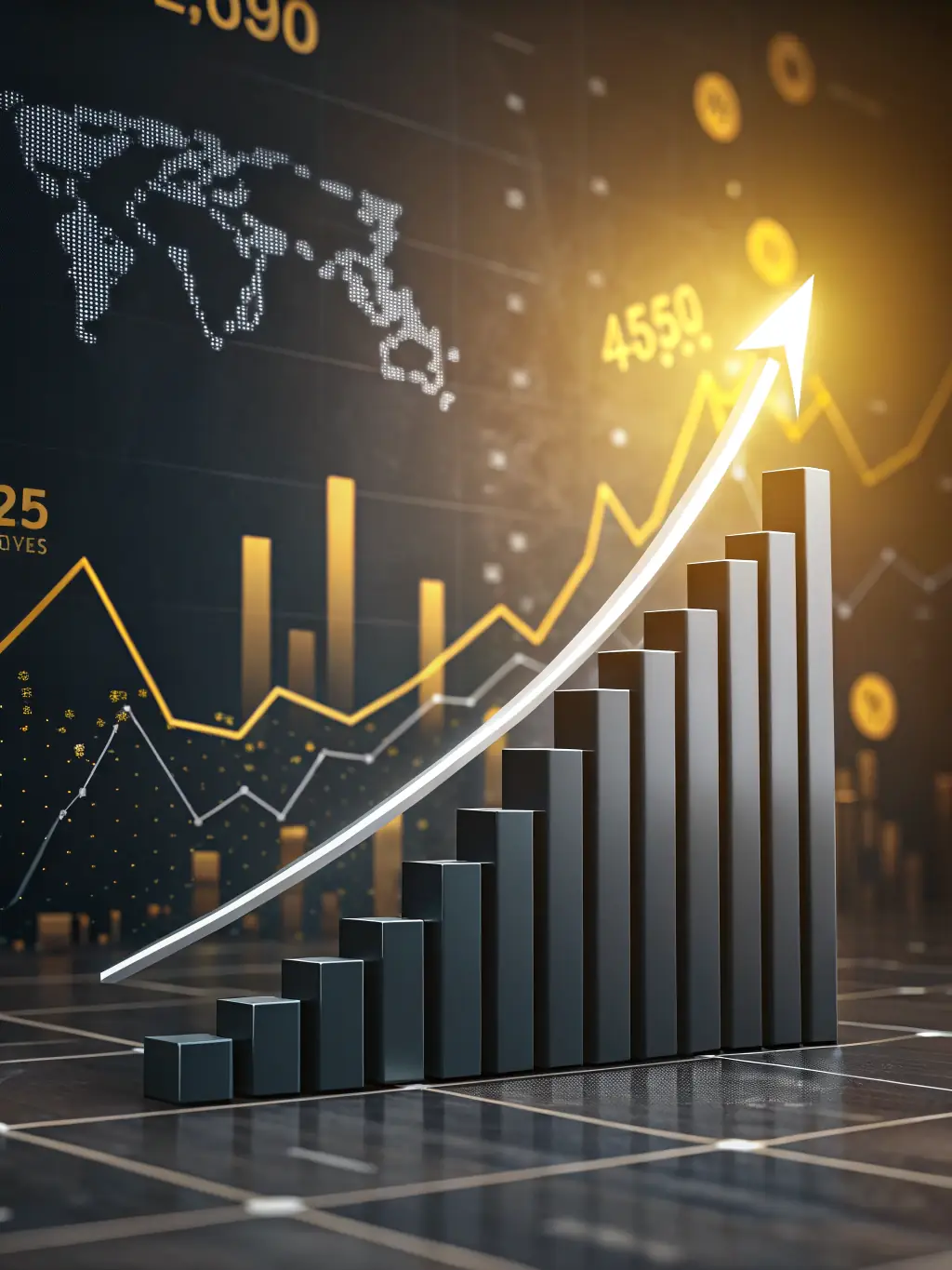 A graphic showcasing increased conversion rates through targeted advertising.